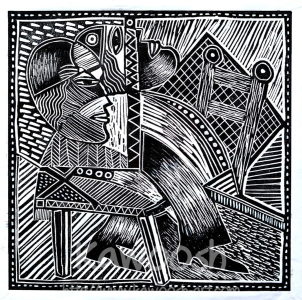 Linocut, 2008